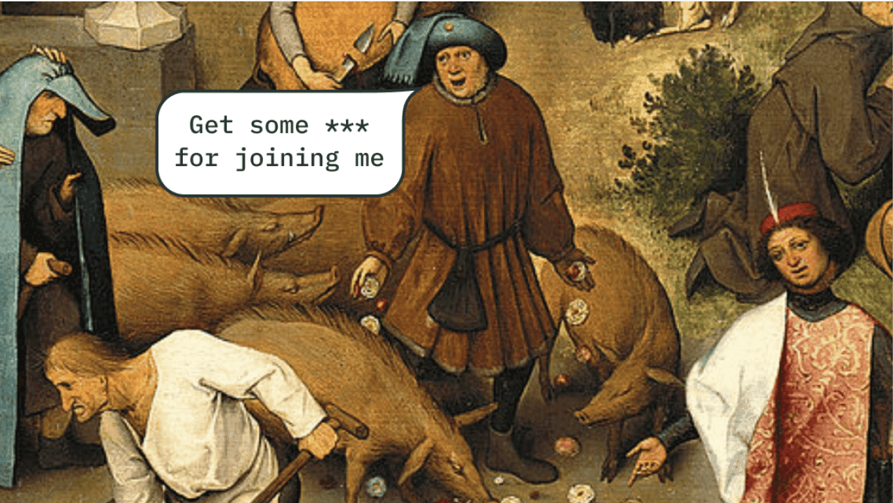 Pieter Bruegel the Elder - Netherlandish Proverbs (1559)